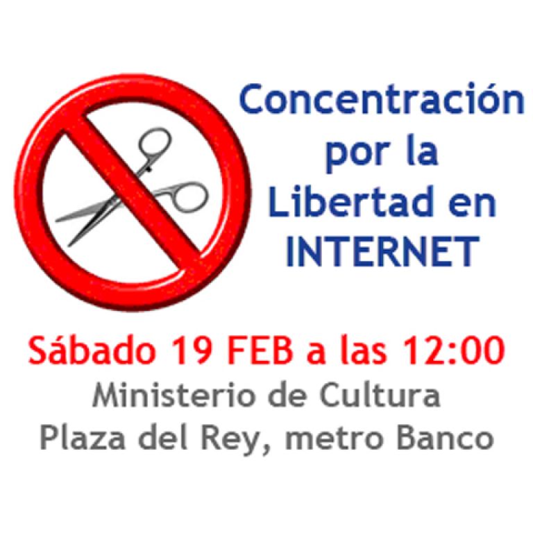 Espaa: Convocan nueva protesta contra la Ley Antidescargas
