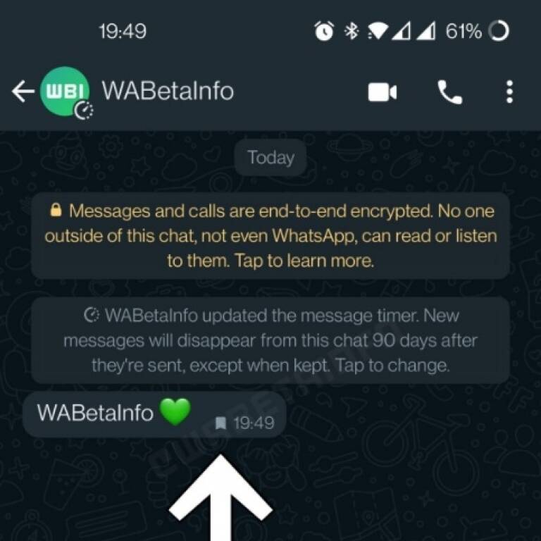 WhatsApp implementa etiquetas para los mensajes guardados