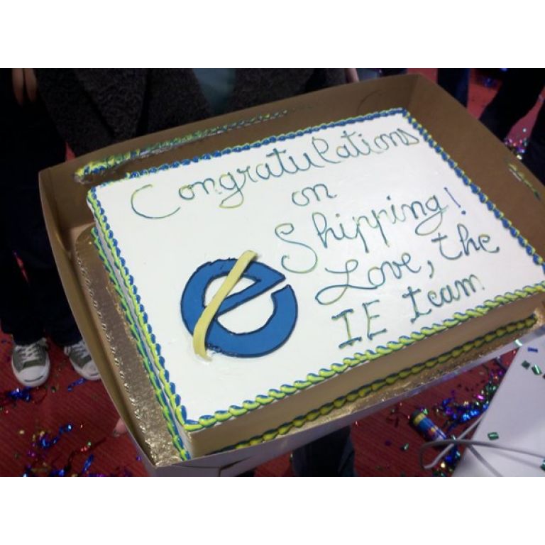 El equipo de Internet Explorer felicit al de Firefox con un clsico regalo