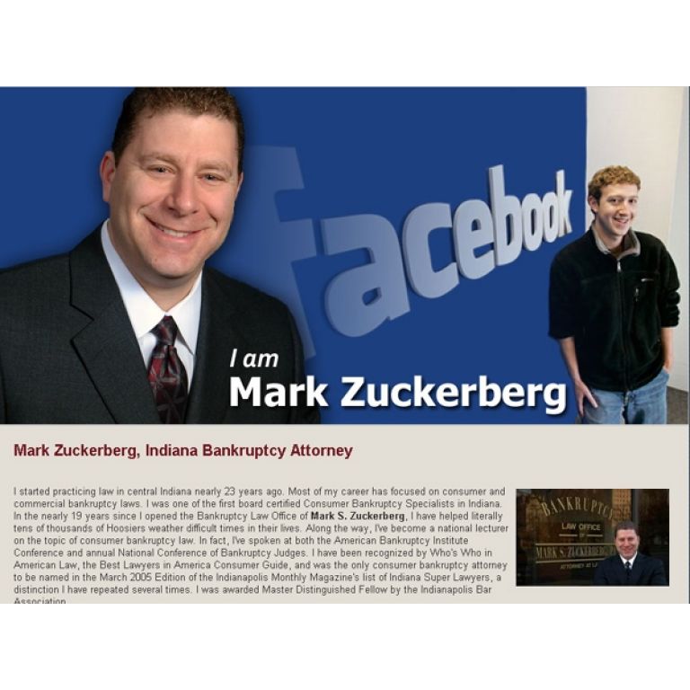 Facebook cierra la cuenta de "el otro Mark Zuckerberg"