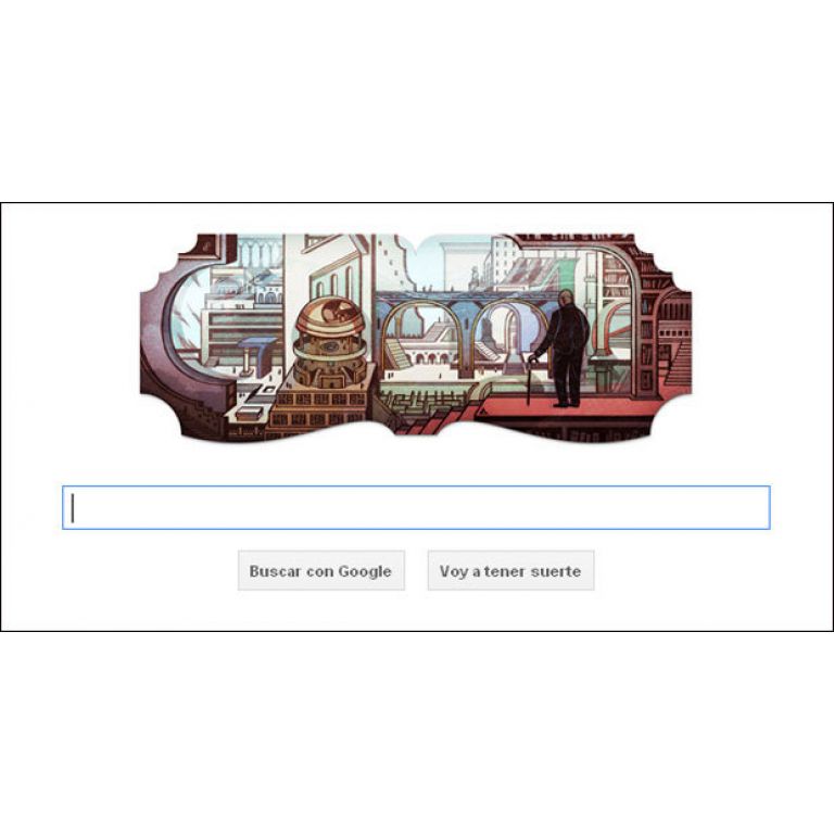 Google rinde homenaje a Borges con su Doodle