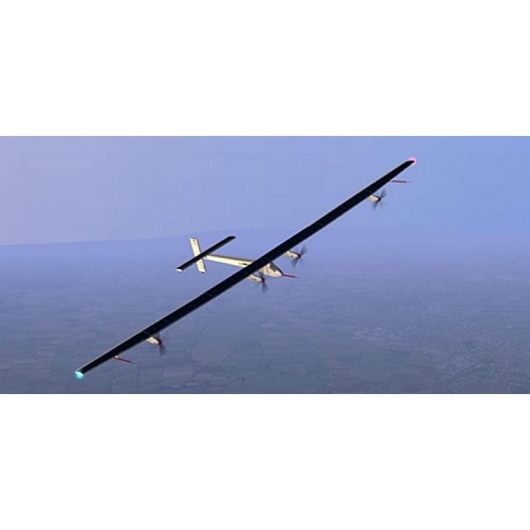 Avin propulsado por energa solar completa su primer vuelo de larga duracin.