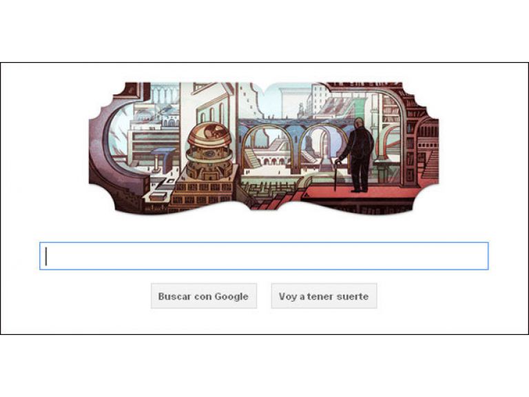 Google rinde homenaje a Borges con su Doodle