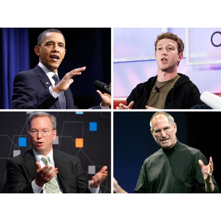 Obama se rene con Jobs, Zuckerberg y Schmidt en Silicon Valley