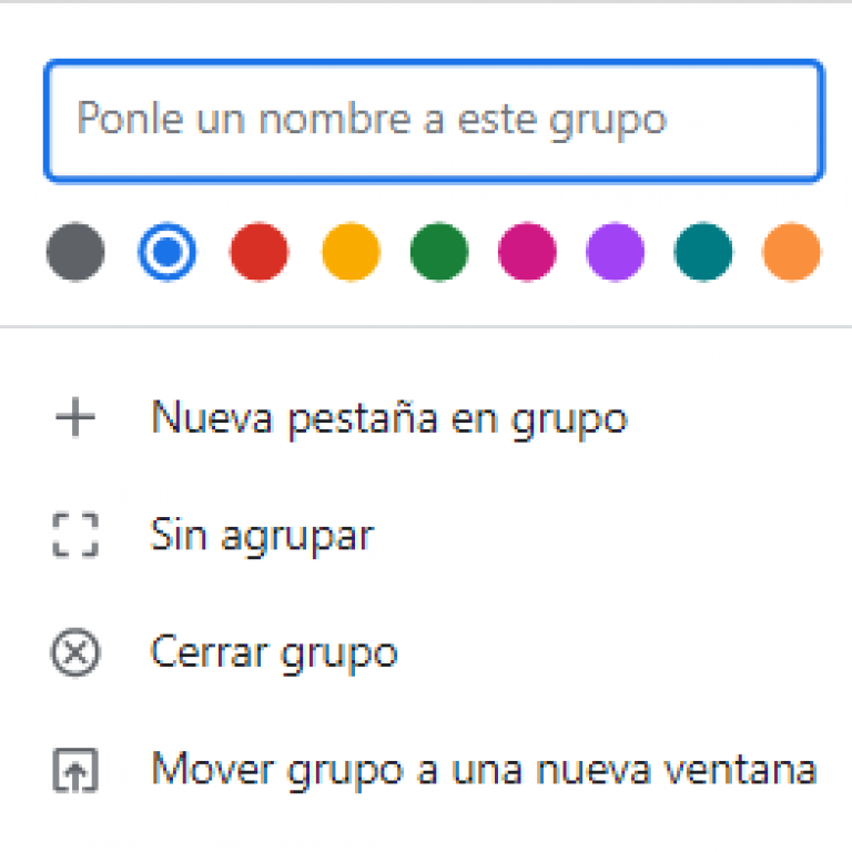 Cómo crear grupos para organizar mejor las pestañas en Google Chrome