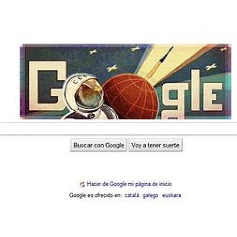 Google celebra los 50 años del primer viaje espacial, el 12 de abril de 1961