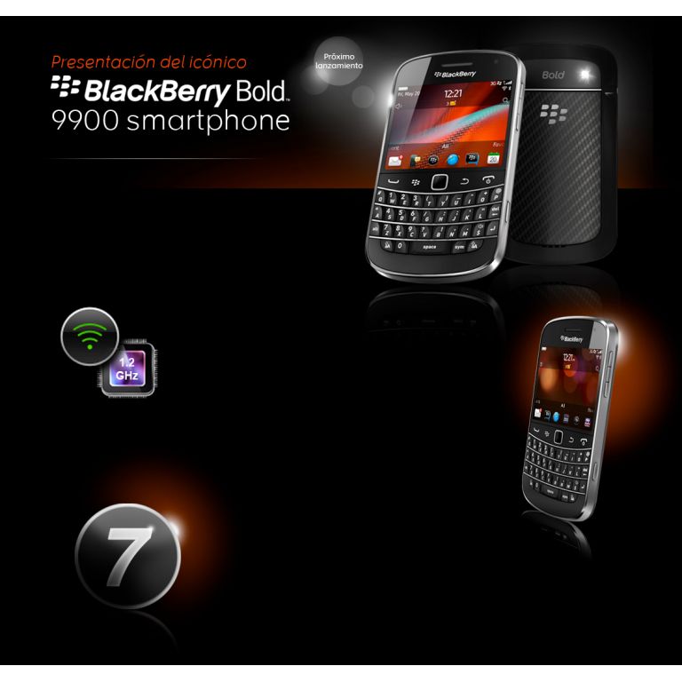 BlackBerry Bold 9900 ahora es táctil