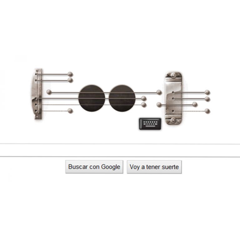Google homenajea a Les Paul con un sorprendente Doodle