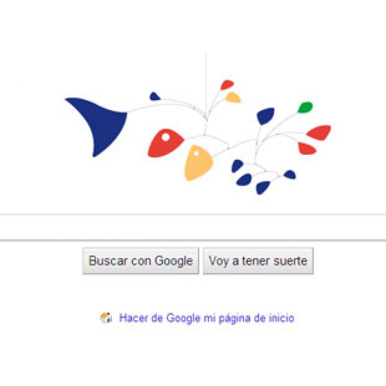 Google rinde homenaje al escultor Alexander Calder