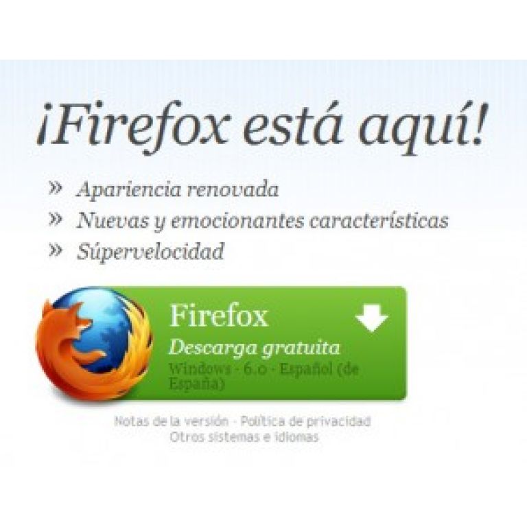 Firefox 6 se vuelve oficial
